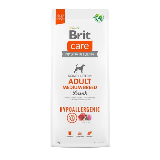 BRIT 12KG MEDIUM BREED - LAMB & RICE